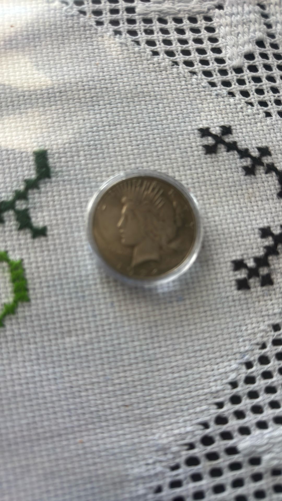1924 Silver Peace Dollar $50