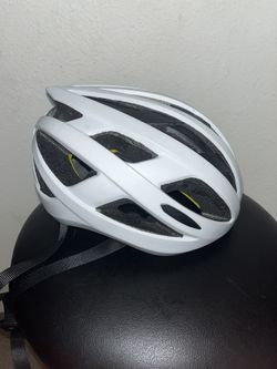 White Large Bike Helmet 