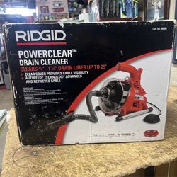 RIDGID 55808 Drain Cleaning Machine, Automatic, 450 RPM 476G23