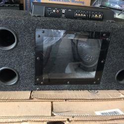 Pioneer 10s Subwoofer And Sony Xplod 1000w Amp