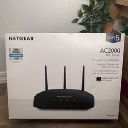 Netgear AC2000 WiFi Router (R6850) – Dual Band Gigabit – New in Box 