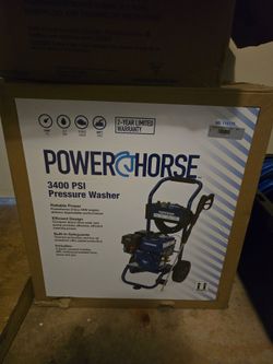 NEW IN BOX Powerhorse 3400 PSI Gas Pressure Washer – 2.7 GPM
