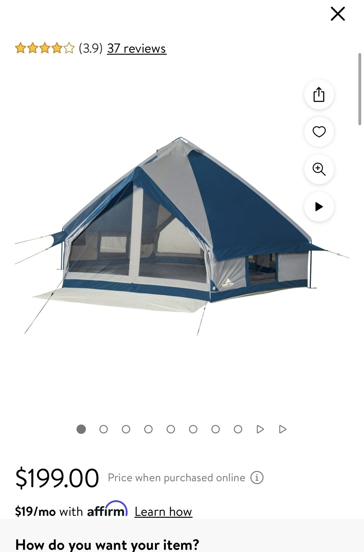 10 Person Tent 