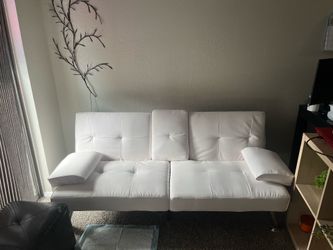 White futon