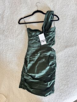 Zara Green Cocktail Dress
