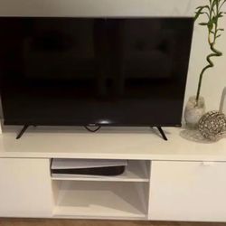 White TV stand