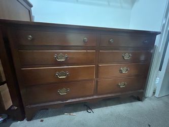 Solid wood dresser