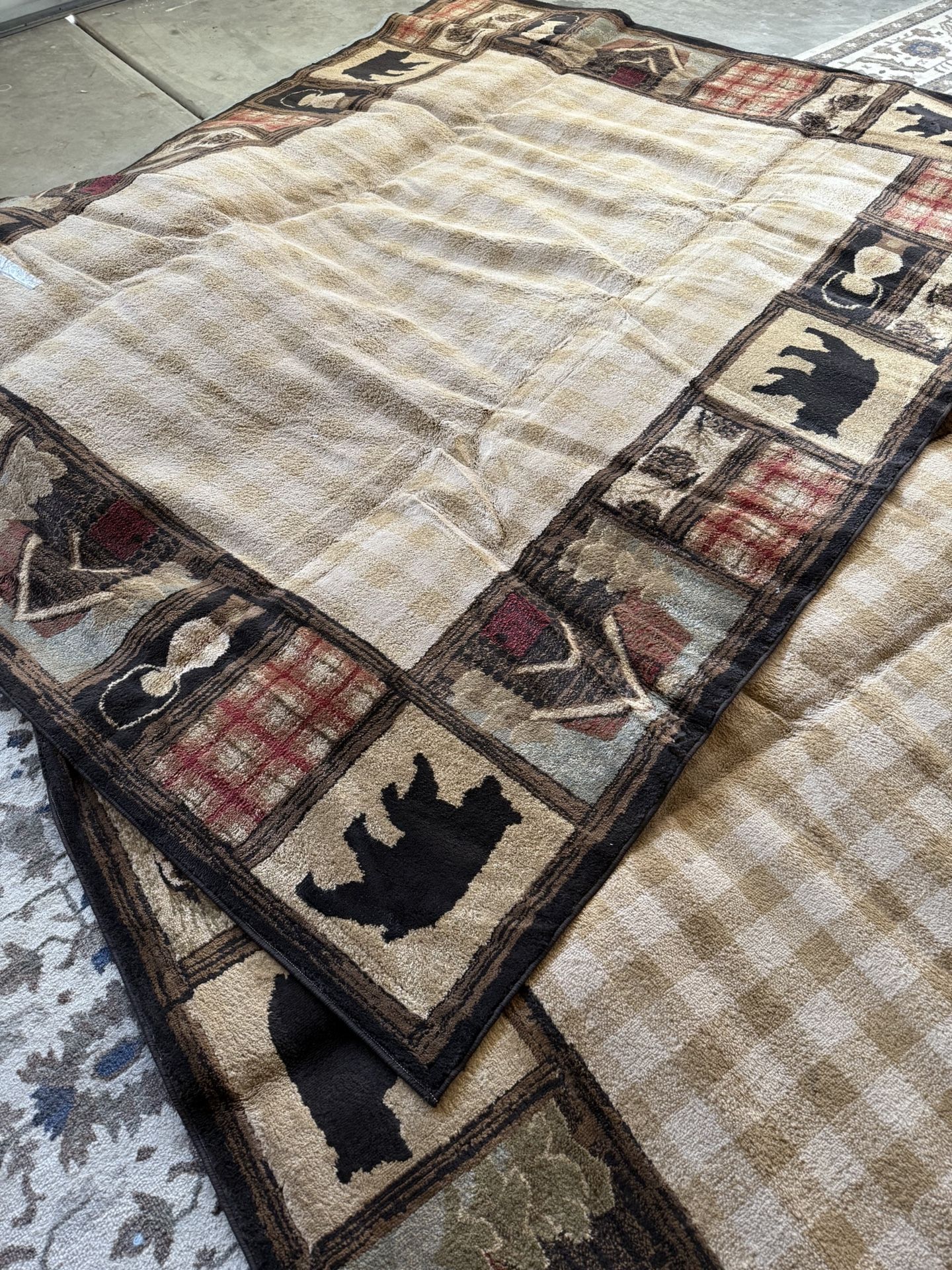 Five piece carpets