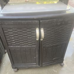 Out Door Rolling Patio Storage
