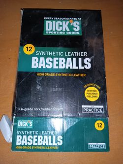 Synthetic Leather Baseballs