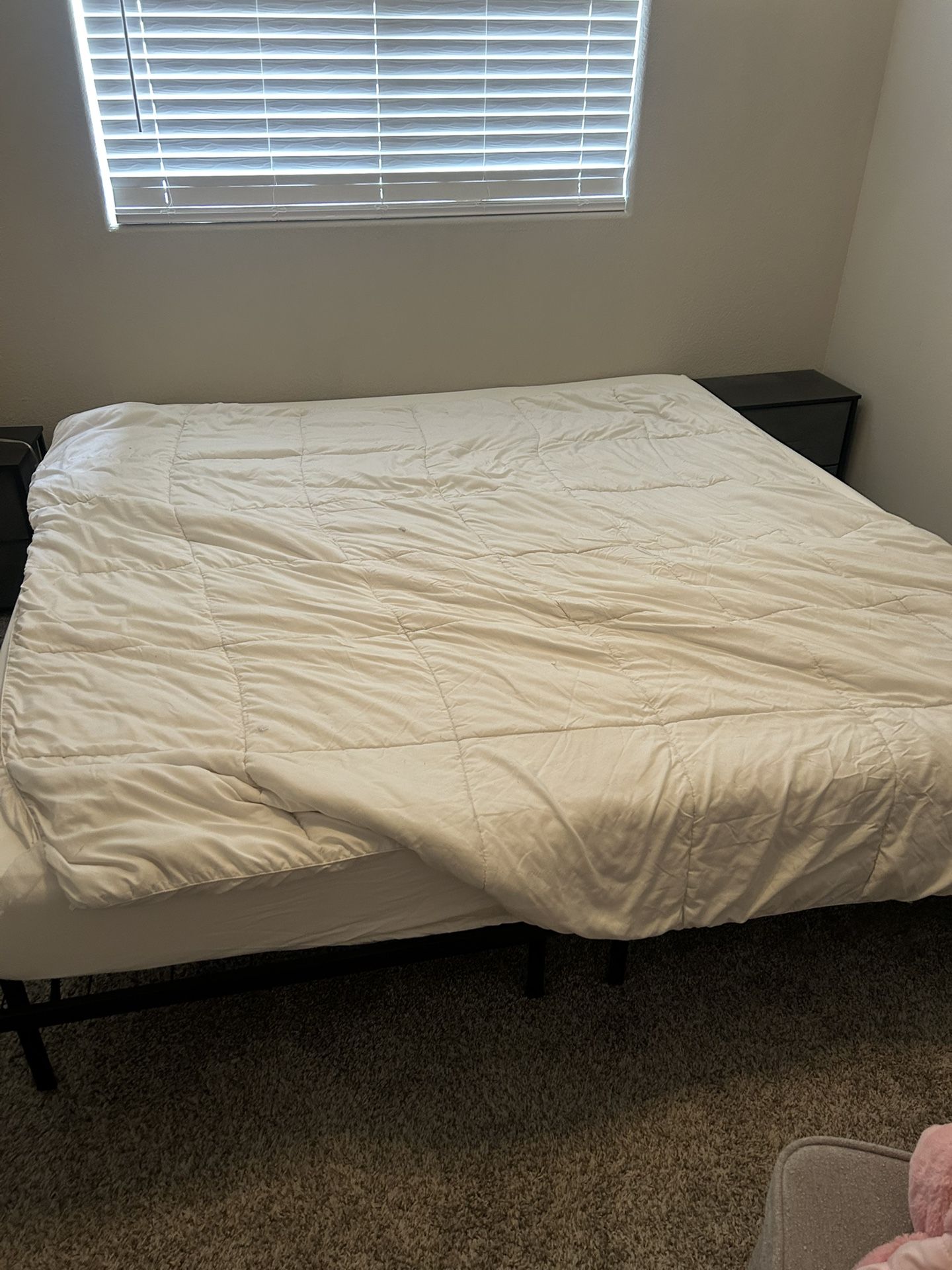 King Bed With Bed frame 