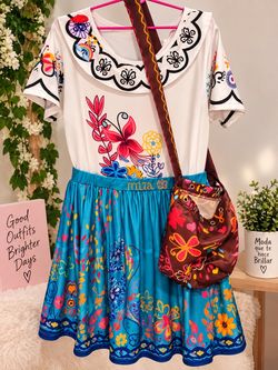 Mirabel Encanto Costume Set with Bag