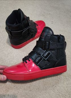 Sneakers Red & White Size 8