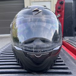 Scorpion Full-Face Motorcycle Helmet in Black and Gray
