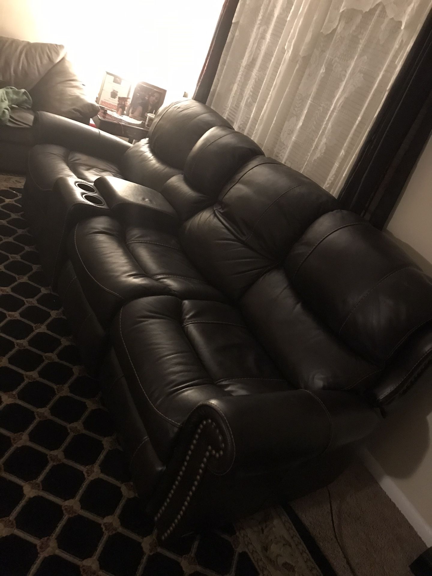 $250 COMFY Double Recliner Rooms To Go Sofa!!