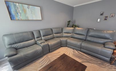 Parker Living Shelby 6-Pc Power Reclining Sectional - Blue