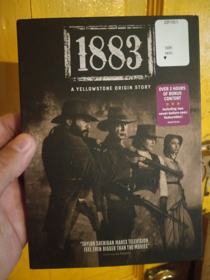 1883 A Yellowstone Origin Story DVD with Slipcover, Brand New