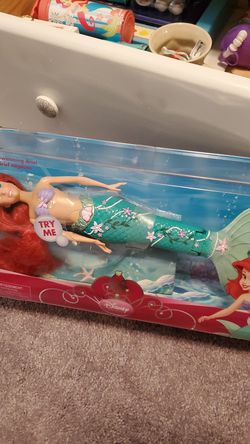 Disney The Little Mermaid Swimming Ariel Doll Brand New / Never Used In Box