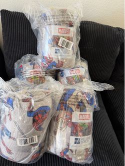 Spiderman throw blankets