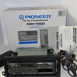 Pioneer Car Audio, Head Unit + Amp With Wire
