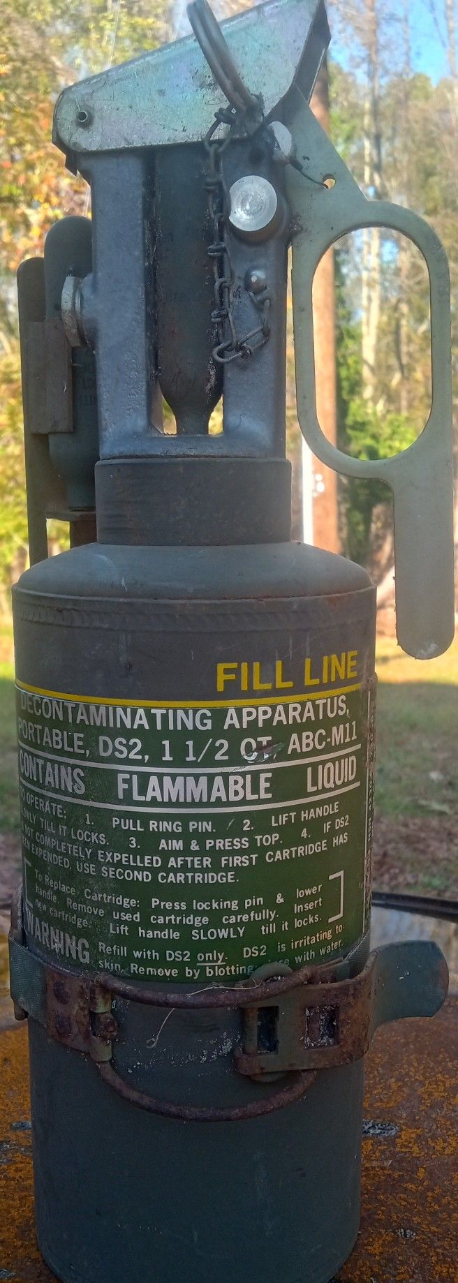 Military Decontamination Bottle DS2