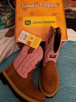 John Deere girls size 12.5 brand new in box