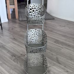 3 Tier Metal Basket
