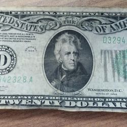 1934 $20 Bill