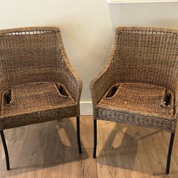 2x Rattan Chairs - Good condition