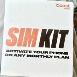 Boost Mobile SIM KIT