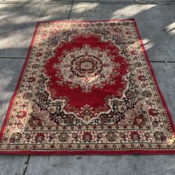 Floral Kiram Red Rug