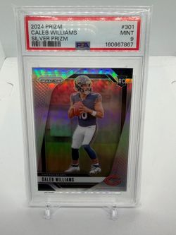 Caleb Williams Silver Prizm PSA 9