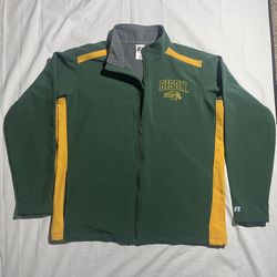 NORTH DAKOTA STATE BISON RUSSELL ATHLETICS LIGHTWEIGHT PULLOVER JACKET ADULT SM