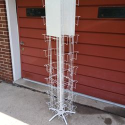 Greeting Card Rotating Display Rack, Will Hold CD's Or DVD's