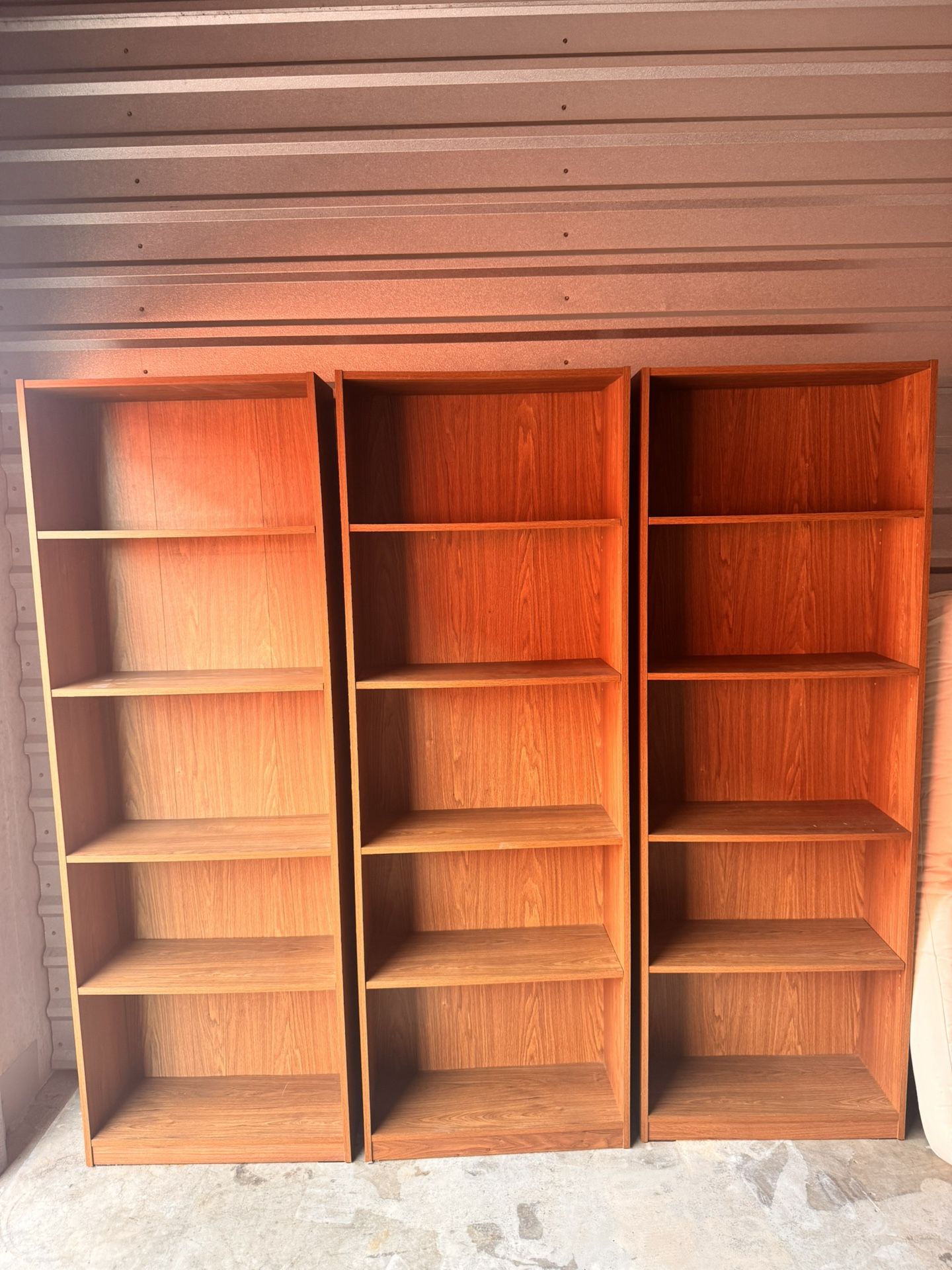3 Matching Bookshelves