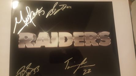 Signed raiders logo