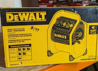 DeWalt Heavy Duty 200PSI Quiet Compressor