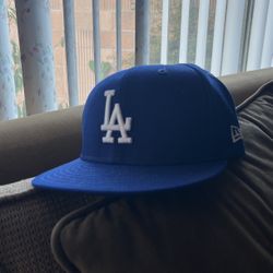 LA Dodgers New Era Fitted MLB Hat 7 3/8
