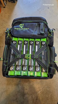 Evolution backpack fishing bag..like new