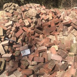 Lots Of Bricks Red Bricks And Other Types