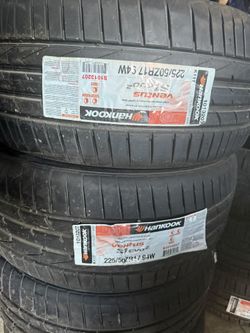 225-50-17 Set Of 4 New Hankook
