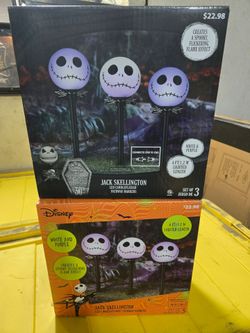 Disney Jack Skellington LED Pathway Markers