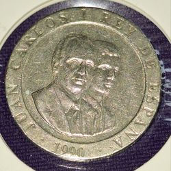 1990 Spain 200 Peseta  Coin
