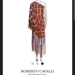 Roberto Cavalli Giraffe Print Tunic – Iconic 2006 Victoria Beckham Look