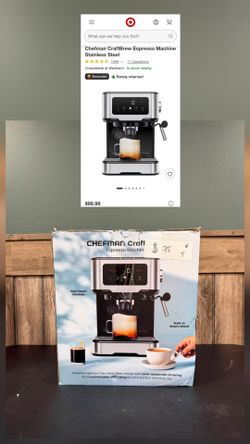 Chefman Craftbrew Espresso Machine