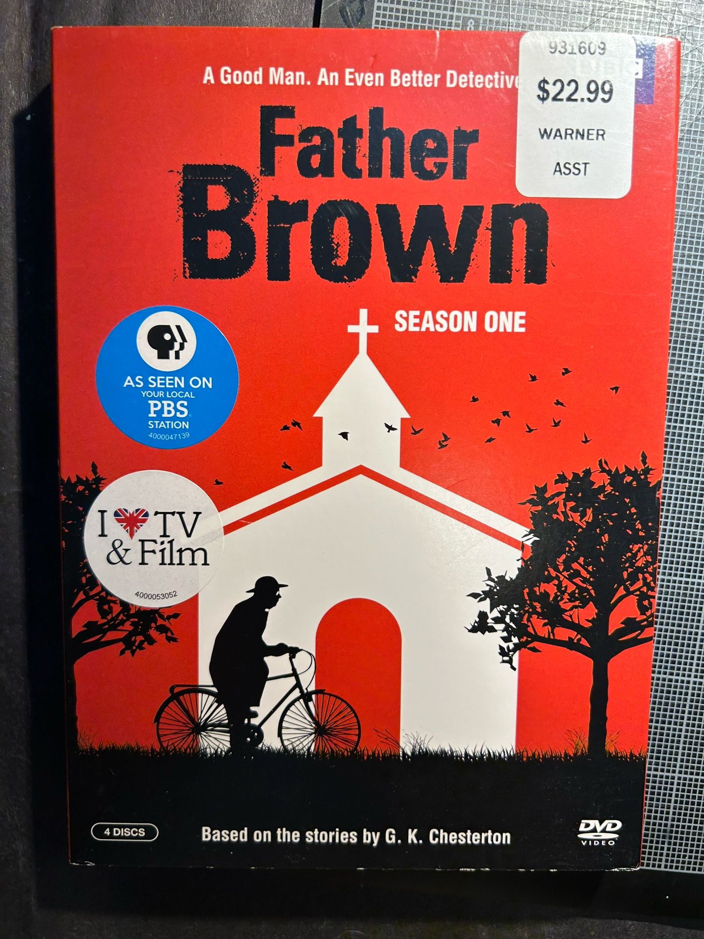 FATHER BROWN Season One Mark Williams Sorcha Cusack 4-Disc DVD BBC USA