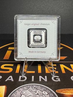 Geiger 5g .999 Silver Bar in Serialized Assay