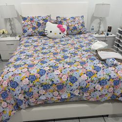 Cama y colchón queen