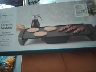 GRIDDLE, Ceramic 20 inch by Mainstays