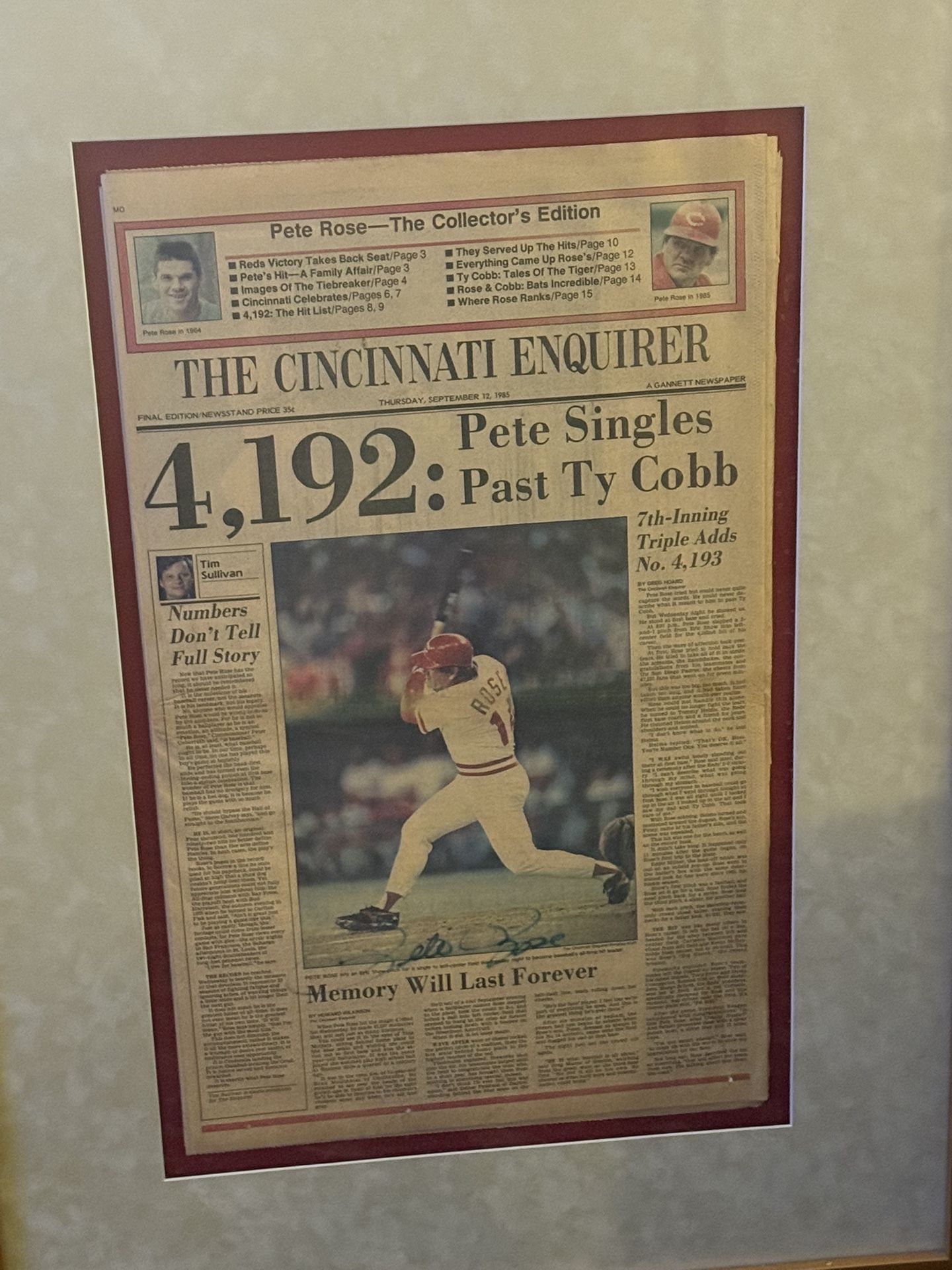 Baseball Memorabilia